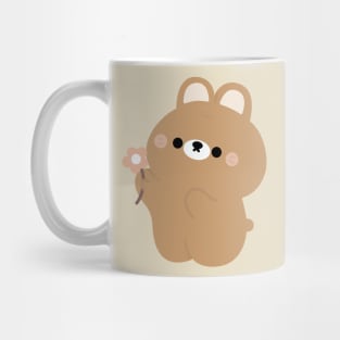 Bunny with flower Mug